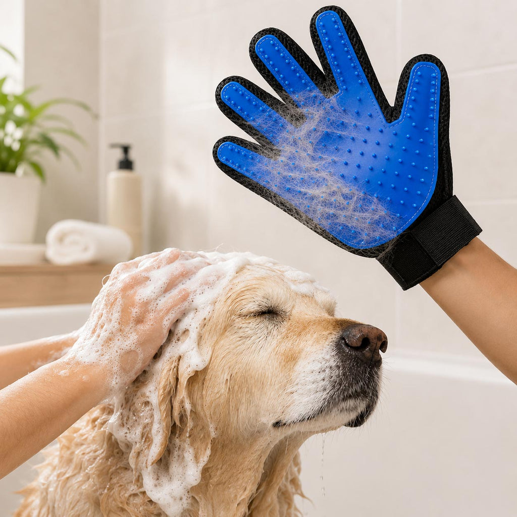 😺🐶 Guante cepillo para perritos y gatitos consentidos